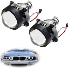 iJDMTOY (2) 3.0-Inch H1 Bi-Xenon HID Projector Lens Compatible With Headlights Retrofit, Custom Headlamps Conversion