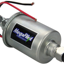 Megaflint+ E8012S 12V Universal Electric Fuel Pump Low Pressure 5-9 PSI For Gas Diesel Inline HEP-02A