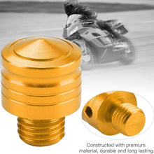 Akozon Decorative Screw Cap Covers 10mm Motorcycle Modified Rearview Mirror Seat For Yamaha (Yellow)