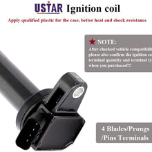 USTAR Ignition Coils 8 Pack for Toyota 4Runner Land Cruiser Sequoia Tundra Lexus GS430 GX470 LS430 LX470 SC430 Engine V8 4.3L 4.7L Replaces 90919-02230