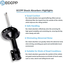 Shocks and Struts,ECCPP Front Pair Shock Absorbers Strut Kits Compatible with 2004 2005 Subaru Forester 334370 72345 334371 72346