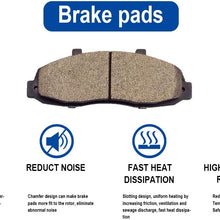 Atmansta QPD10061 Front Brake kit with Drilled/Slotted Rotors and Ceramic Brake pads for 2009 2010 Pontiac Vibe|2010-2017 Toyota Corolla|2009-2013 Toyota Matrix