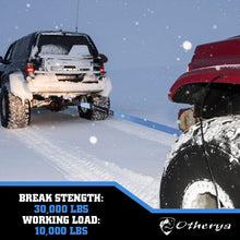 Recovery Tow Strap 3'' x 20 ft - Lab Tested 30,000lb Break Strength - Heavy Duty Draw String Bag Included - Triple Reinforced Protective Loop - Ensure Peace of Mind - Emergency Off Road Towing Rope