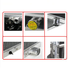 OzCoolingParts 64-66 Ford Mustang Radiator, 3 Row Core Aluminum Radiator for 1964-1966 1965 Ford Mustang/Ranchero/Falcon, MercuryComet V8 Engine AT/MT 260 289