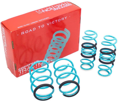 Godspeed LS-TS-HA-0021 Traction-S Performance Lowering Springs, Set of 4, compatible with Honda Civic (FC) 2016-20 (excl. Si and Type-R)