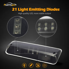 Partsam High Mount Stop Lights Third 3rd Brake Lights Replacement for Ford F150 F-150 04-08 2004 2005 2006 2007 2008 Smoked LED Rear Cab Roof Center Mount Brake Stop Tail Cargo Light Lamp