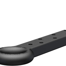 CURT 48510 Black Steel Pintle Hitch Lunette Ring 3-Inch ID, 22,000 lbs
