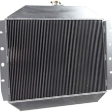 OzCoolingParts 4 Row Core All Aluminum Radiator for 1966-1979 67 68 69 70 71 72 73 74 75 76 77 78 Ford F100 F150 F250 F350 Bronco Chevy V8 Engine