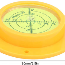 Round Bubble Level, 90mm Level Bubble, Durable with Scale ABS Portable for Cameras Electronic Scales Scales