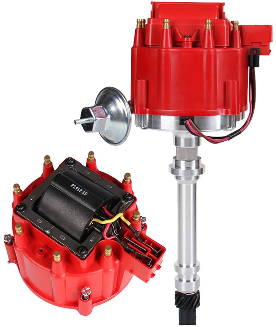 Bang4buck Hei Distributor Fit for Chevy/GM SBC BBC Small Block/Big Block 65k coil 7500RPM