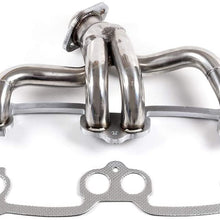 Manifold Exhaust Header w/Gasket Fits for J-eep Wrangler 2.5L L4 1991-2002 Stainless EM29253