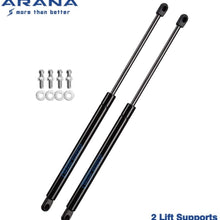 20inch Lift-Support Struts 100Lbs Per Shock C16-08054 for Pickup Truck Canopy Cap RV Bed Cover Tonneau Trailer Lid Leer Topper Camper Shell Tractor Hood Floor Hatch Door Set of 2 ARANA