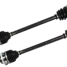 MAXFAVOR CV Joint Axle Assembly Rear LH RH Pair Set of 2 Premium CV Axles Fit Mazda Miata LE SE 1.6L 4 Cyl 91-93