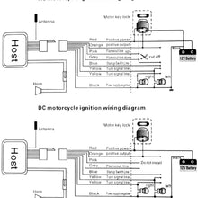 Rupse Waterproof Motorcycle Remote Control Alarm Warner Anti-theft Security Burglar Alarm System