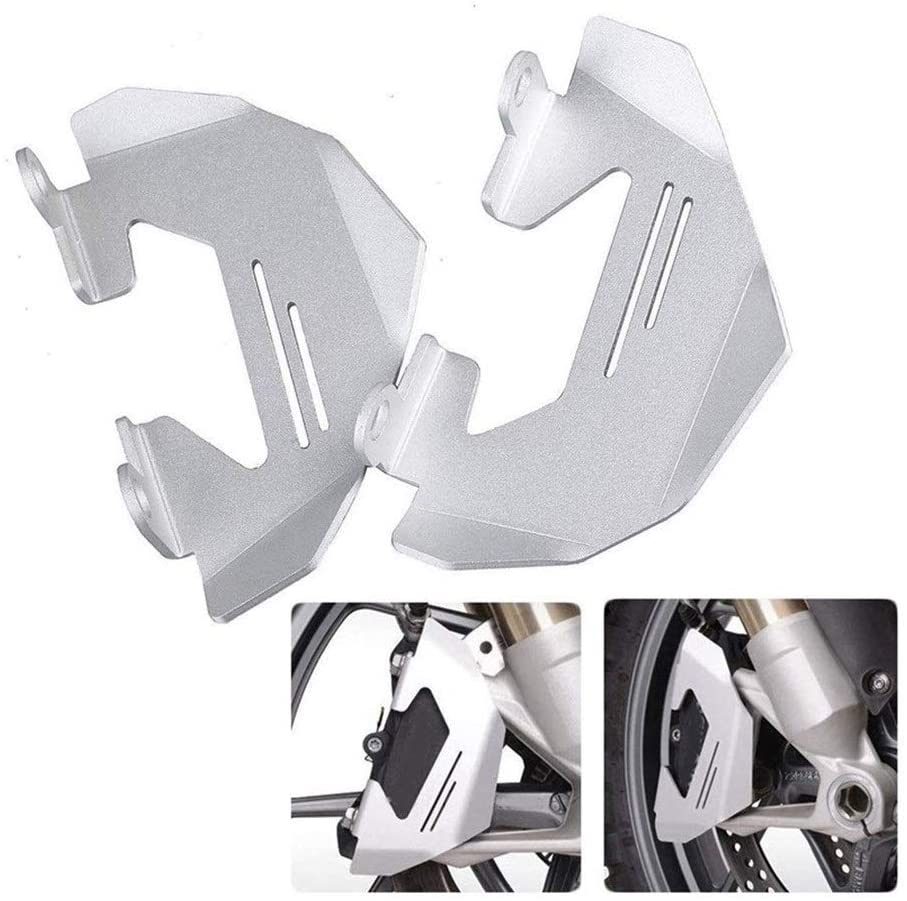 SHOUNAO Motorcycle Aluminum Front Brake Caliper Cover Guard Cap Protection Fit for BMW R1200GS LC R1200GS ADV R Nine T (Color : Silver)