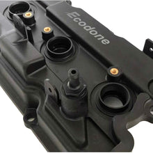 Engine Camshaft Valve Cover with 2 Gaskets for 2002-2009 Nissan Murano Altima Maxima Quest 3.5L,Left/Front PCV Cover fits 2003-2008 Infiniti FX35 G35 M35 3.5l by Ecodone