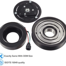 AUTEX AC A/C Compressor Clutch Coil Assembly Kit 92600JA00A compatible with Altima 2007 2008 2009 2010 2011 2012 4CYL 2.5L compatible with Sentra 2007 2008 2009 2010 2011 2012 4CYL 2.5L