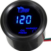 ESUPPORT Car 2" 52mm Digital Water Temp Gauge Temperature Meter Blue LED Light Celsius