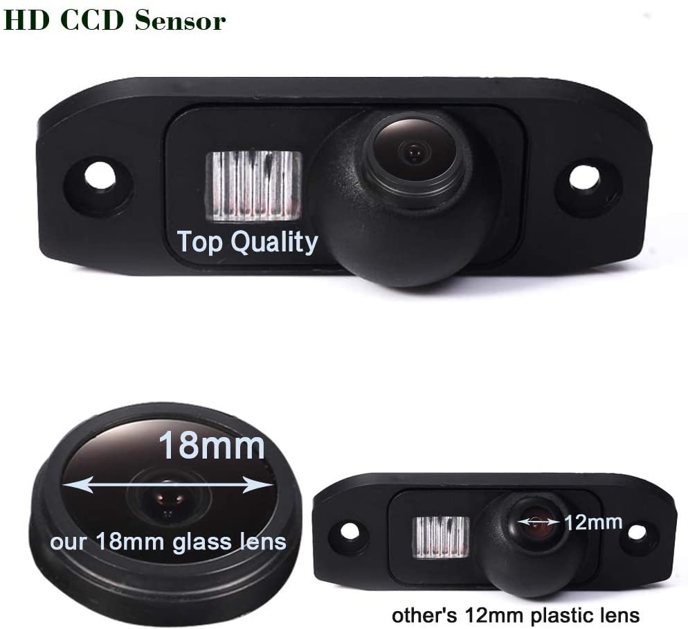 Super HD Vehicle Camera 1280x720 Pixels 1000 TV Lines car Rear View Back up Vehicle Camera Parking Reverse for Volvo S80 S140 XC60 S40 C70 S80L S40L S80 S60L S40L XC90 S80L Waterproof