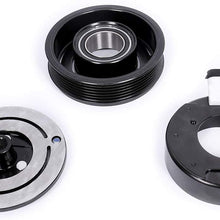 AC Compressor Clutch Assembly Repair Kit 1521471 CO 21471LC for 06-11 Chevy Impala 3.5L 3.9L, 2006 Chevy Malibu Monte Carlo Pontiac G6 3.9L, 06-07 Chevrolet Monte Carlo 3.5L
