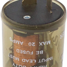 XtremeAmazing 12V 2 Pin Heavy Duty LED Electronic Fixed Turn Signal Flasher Relay Hazard Warning Light