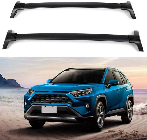 ECCPP Roof Top Cross Bar Set Roof Rack Luggage Cargo Carrier Rails Fit for 2019-2020 for Toyota RAV4,Aluminum