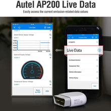 Autel AP200(HT200) Bluetooth OBD2 Scanner, Code Reader with Full Systems Diagnoses and 19 Service Functions, Mini Size Version of MK808 Diagnostic, Vehicle Scan Tool for iPhone & Android Devices
