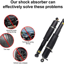 JDMON Replacement for Rear Air Spring Kit Air Suspension Bags Cadillac Escalade 2002-2014, Chevy Avalanche/Suburban 1500 2002-2013, Chevy Tahoe/GMC Yukon 2000-2014, Air Shock Absorber Struts Kits, 2PC