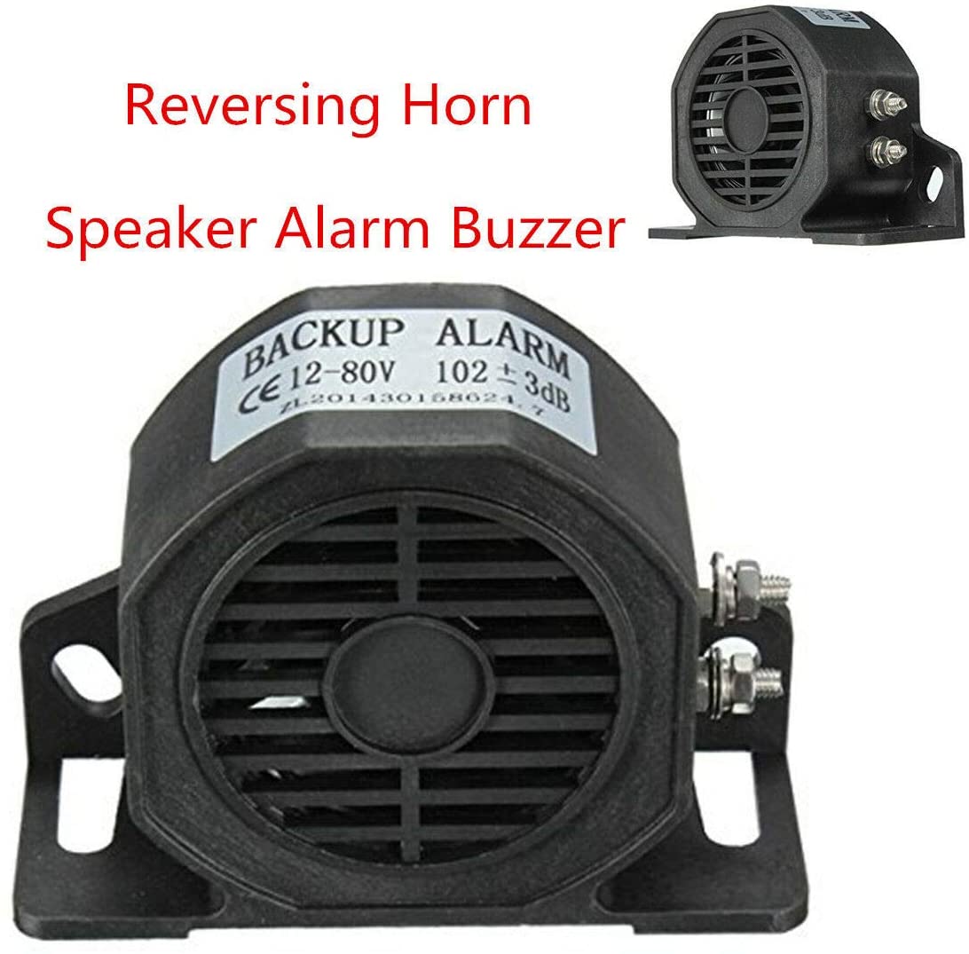 DishyKooker Car Alarm Horn Speaker Reverse Siren BuzzerTruck Back Up Alarm 105db Car Auto
