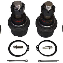 A-Team Performance 2x New XRF (K7467 Greaseable) Upper and Lower Ball Joint Kit Set XRF Compatible With 2003-2013 Dodge Ram 2500 3500 Improved Design 4x4