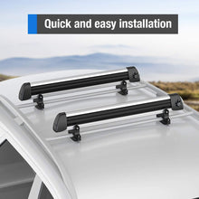 DrSportsUSA 26" Aluminum Universal Car Rack Carrier Ski roof Racks, Snowboard Racks, Ski Board Roof Carrier Fit Most Vehicles Equipped Crossbar… (Snowboard Rack 26")