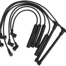 7MM Ignition Spark Plug Wire Set For 2000-2002 Nissan Xterra 3.3L V6 SOHC Engine (6Pcs)