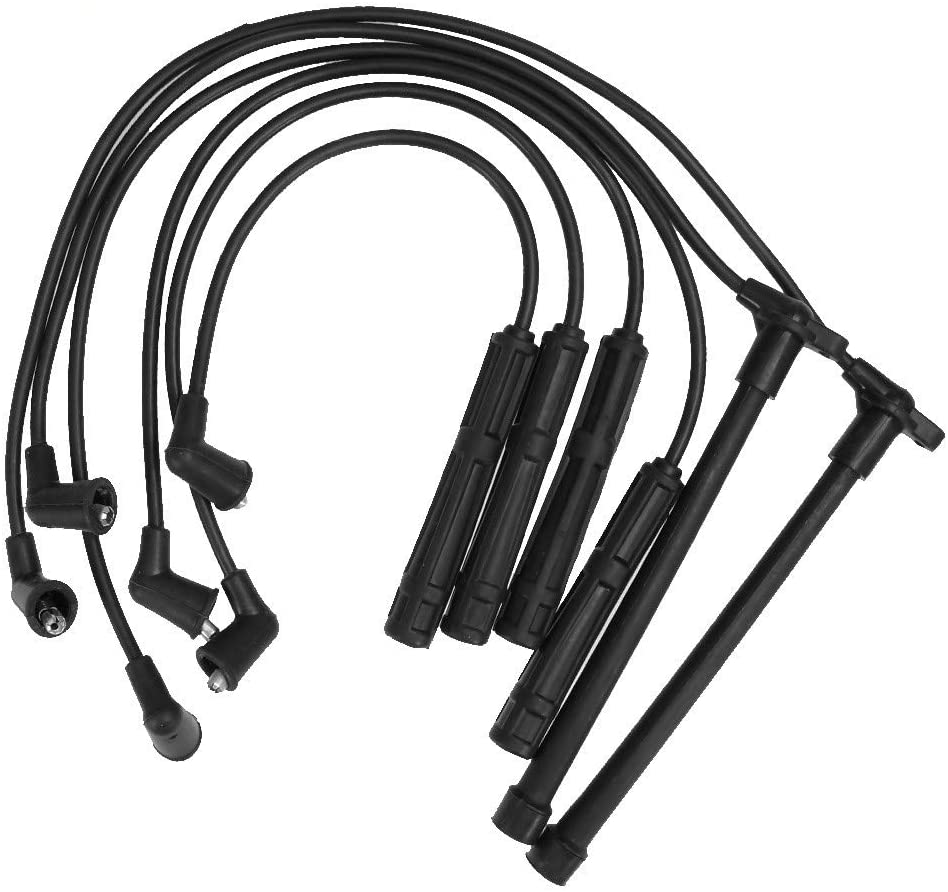 7MM Ignition Spark Plug Wire Set For 2000-2002 Nissan Xterra 3.3L V6 SOHC Engine (6Pcs)