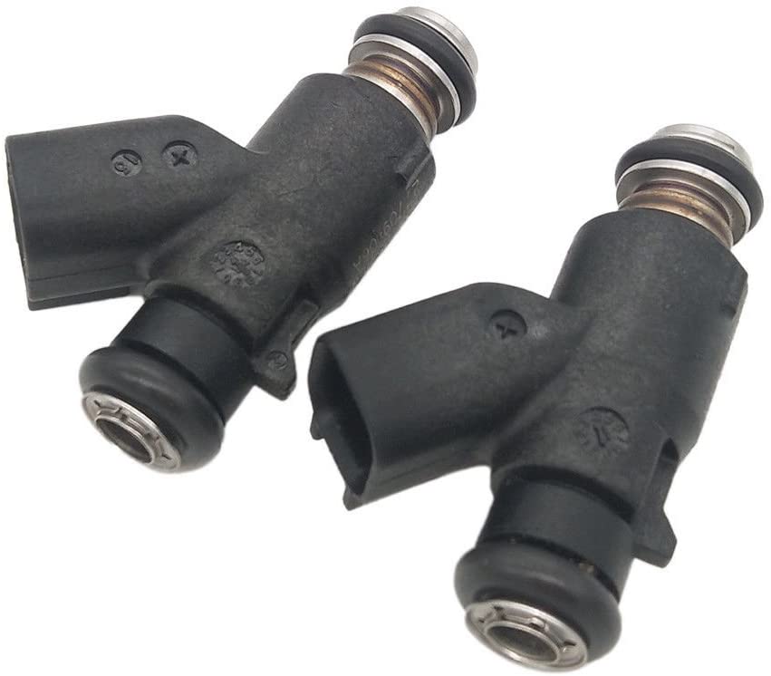 GERMBAN 27709-06A 2pcs Set Fuel Injector 6 Holes Fits for 2006-2015 Harley Davidson Motorcycle 25 Degree