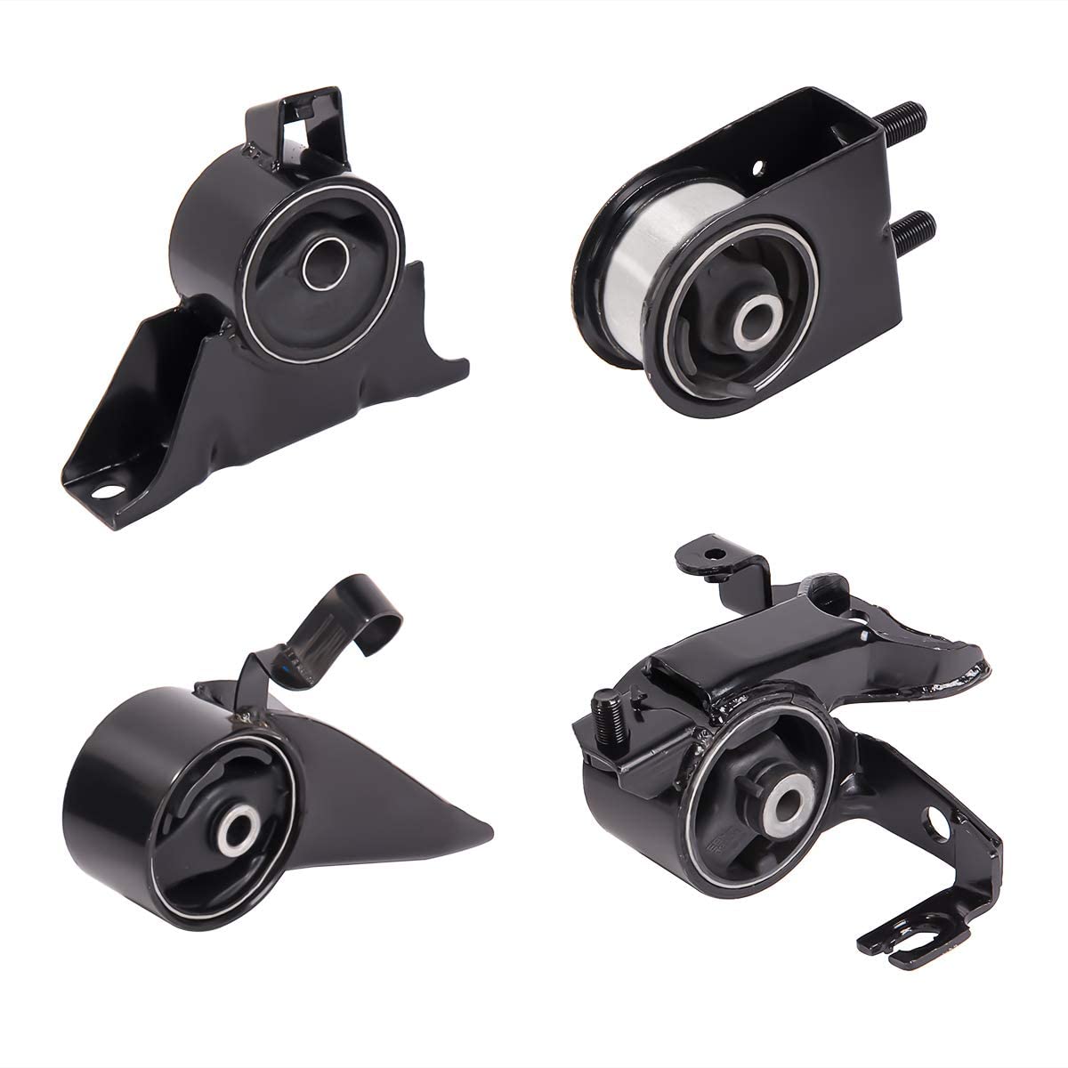 Ashimori Compatible With 1999-2000 Mazda Protege 1.8L Manual 2001-2003 Protege 2.0L Manual 2002-2003 Mazda Protege5 2.0L Manual Engine Motor Mount & Transmission Mount Kit A6486 A6481 A6485 A6465