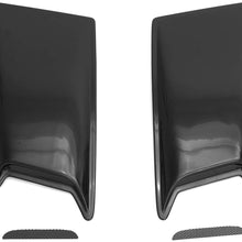 Auto Ventshade 80002 Medium Hood Scoop with Smooth Black Finish