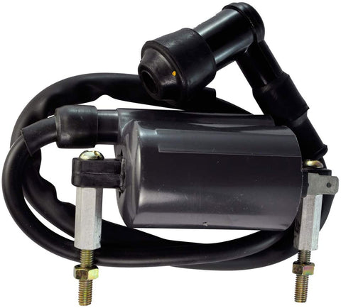 External Ignition Coil with Spark Plug Cap for Kawasaki KLF 300 Bayou B C 1988-2004 KLF300 KLF300C 4x4 | OEM Repl.# 21121-1264 21160-1089 21121-1049