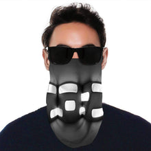 Dog and Cat Over Blank Sign Dog, 1with 2 Filters Face Neck Gaiters ana Scarf wea
