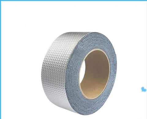 Flex Flexible Butyl All Weather Patch and Shield Repair Tape,for Roof,RV Repair, Window, Boat Sealing, Glass and EDPM Rubber Roof Patching, 1.5 mm10 cm19 m