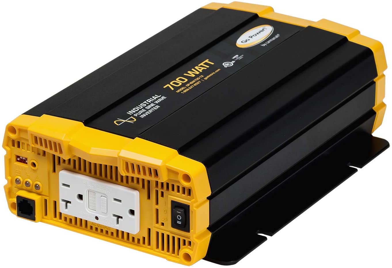 Go Power! GP-ISW700-12 Industrial Pure Sine Wave Inverter - 700 Watt / 12V