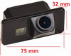 Rear Reversing Backup Camera Rearview License Plate Camera Night Vision Ip68 Waterproof for BMW 320I/328I/335I/520LI/530I/535LI/X1/X3/X5/X6/3/5/7 Series 2010-2014