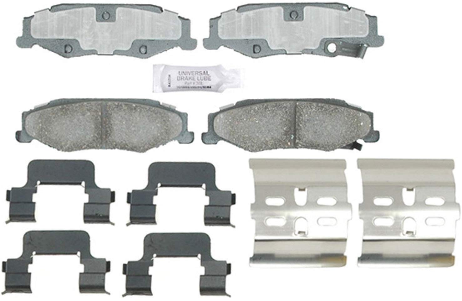 ACDelco 17D732CH Professional Ceramic Rear Disc Brake Pad Set