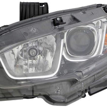 For Honda Civic Sedan Headlight 2016 2017 Driver Left Side Headlamp Assembly Replacement