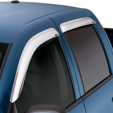 Auto Ventshade 684536 Chrome Ventvisor Side Window Deflector, 4-Piece Set for 2014-2018 Silverado & Sierra 1500, 2015-2018 Silverado & Sierra 2500HD-3500HD with Crew Cab
