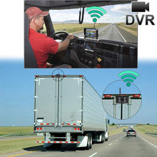 EVERSECU 4pcs Digital HD Wireless Signal Car Backup Camera with 9 inch 4ch Quad Display Monitor/Car DVR/Dash Monitor/Vehicle Video Recorder for RV/SUV/Van/Pickup/Truck/Trailer Rear/Side/Front View
