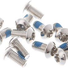 HELYZQ 12Pcs Bicycle Brake Disc Screws Alloy Steel Bolt Rotor Cycling for Mountain Bike