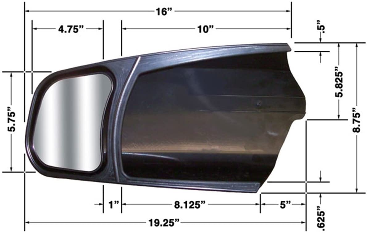 CIPA 11300 Custom Towing Mirror - Toyota, Pair