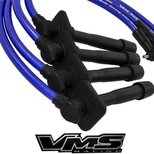 VMS RACING 93-97 10.2mm High Performance Engine SPARK PLUG IGNITION WIRES Wire Set in BLUE Compatible with TOYOTA COROLLA 93 94 95 96 97 1993 1994 1995 1996 1997