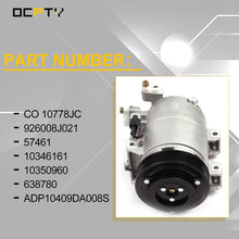 OCPTY Air conditioner Compressor Compatible for Altima 2002-2006 2.5L CO 10778JC