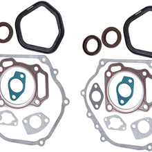 Swess 13 hp Gasket Cylinder Head Exhaust Muffler for GX390 GX 390 Fits 13HP Engine Generator(2 set)